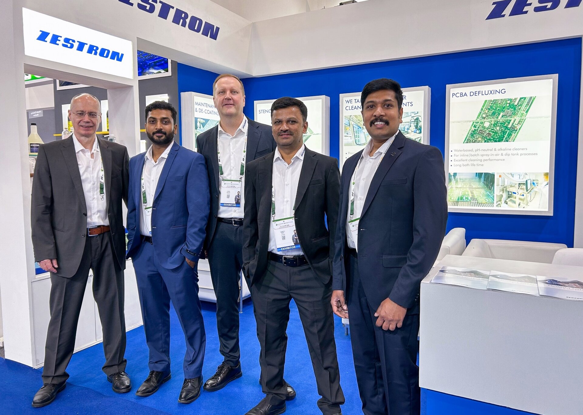 ZESTRON Team at the Productronica India