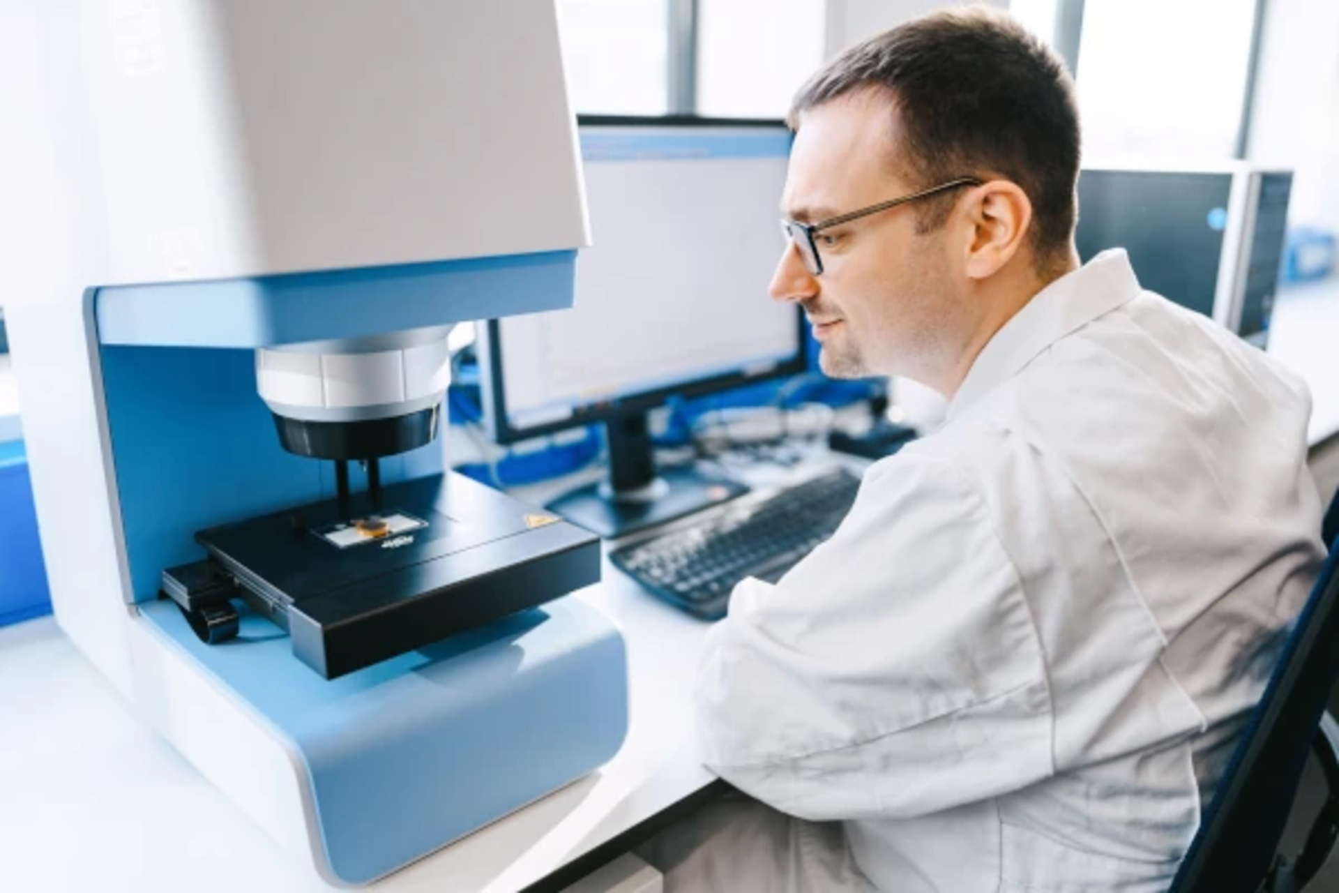 FT-IRにて有機物残渣を測定