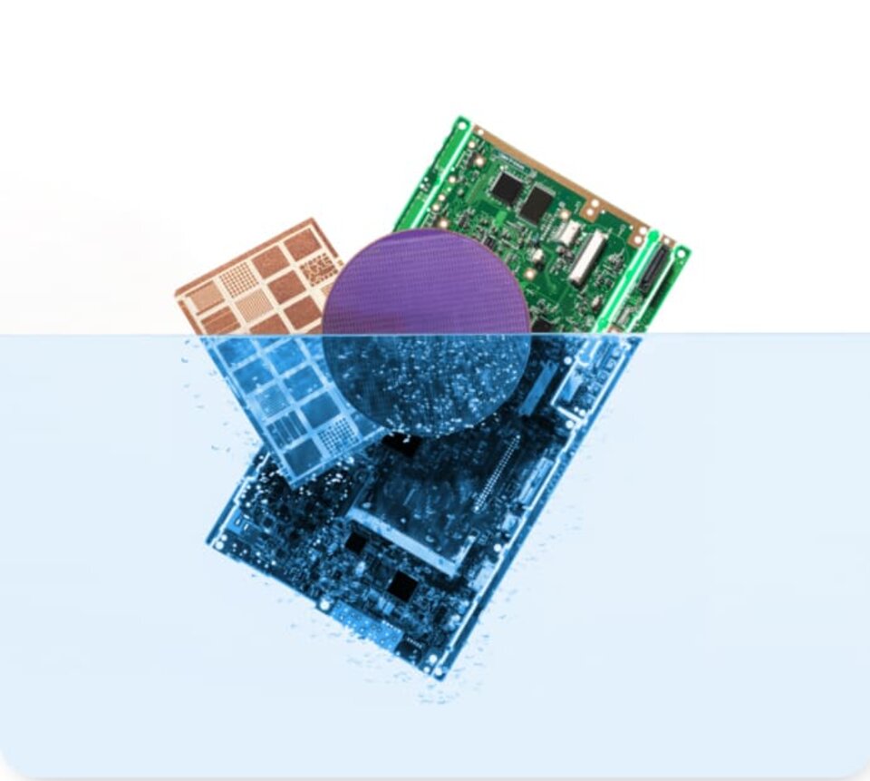 ゼストロンでは、半導体・エレクトロニクス業界向け洗浄剤や工程管理向けの製品を提供しております