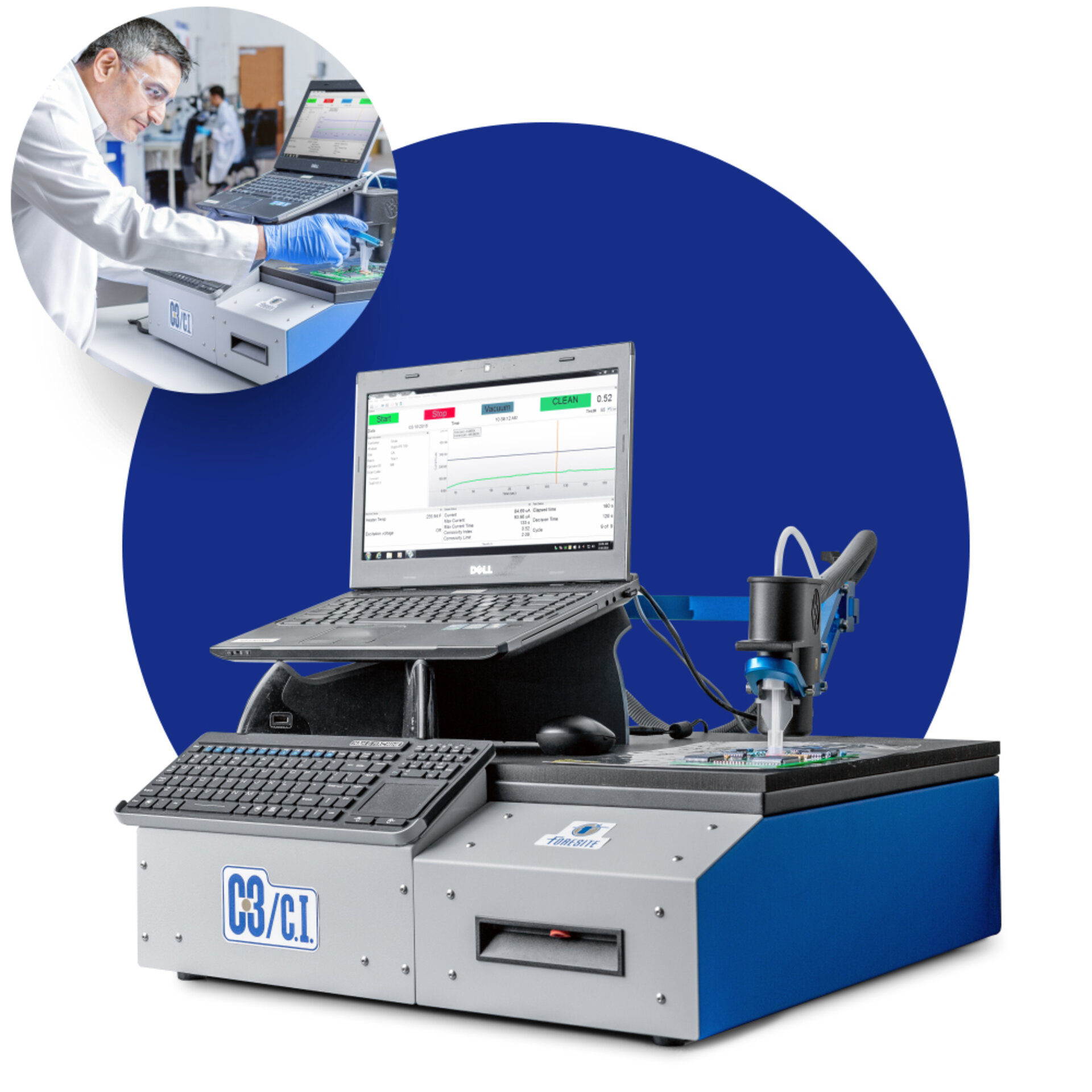 c3 ion chromatography testing machine for circuit boards 