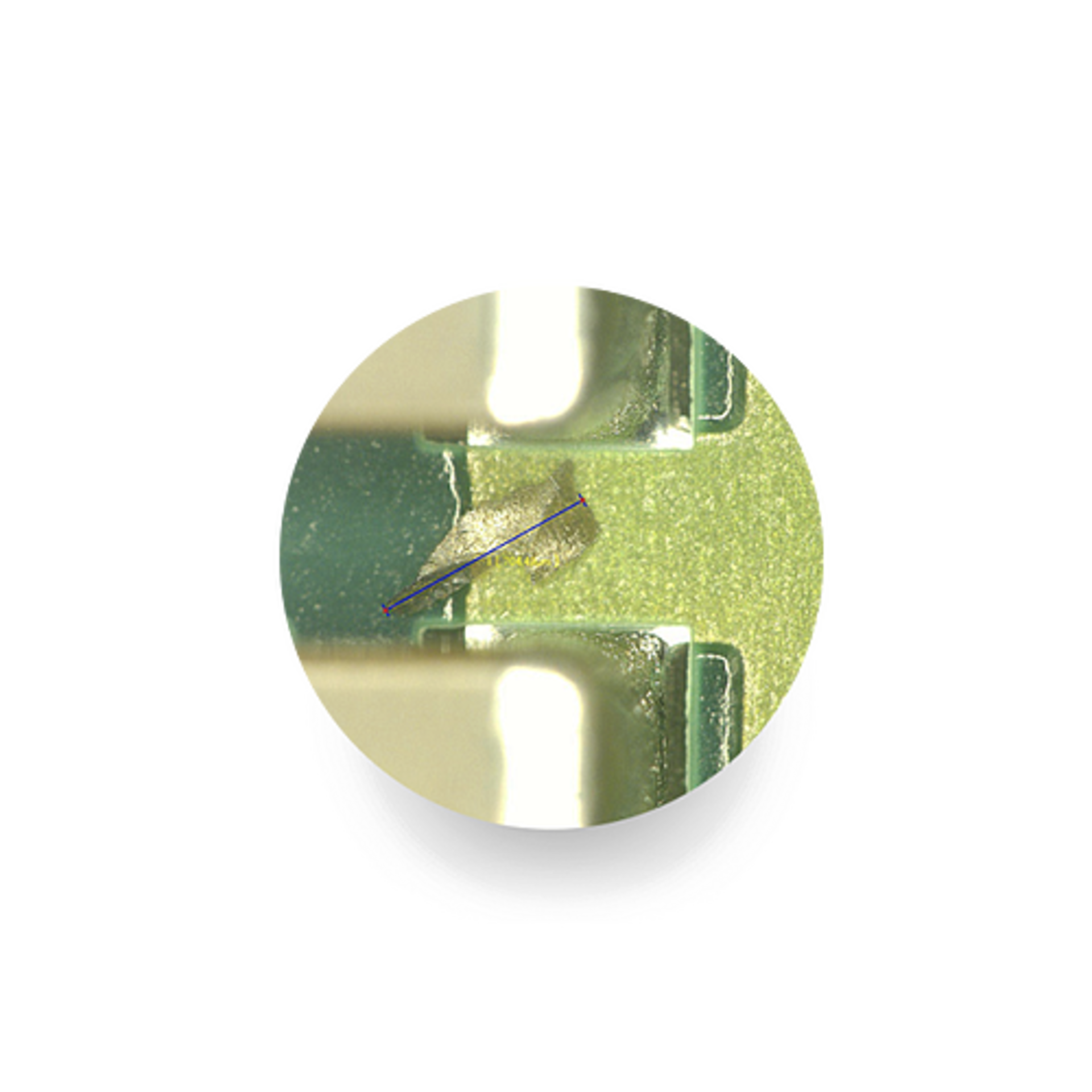 high voltage failure on a circuit board 