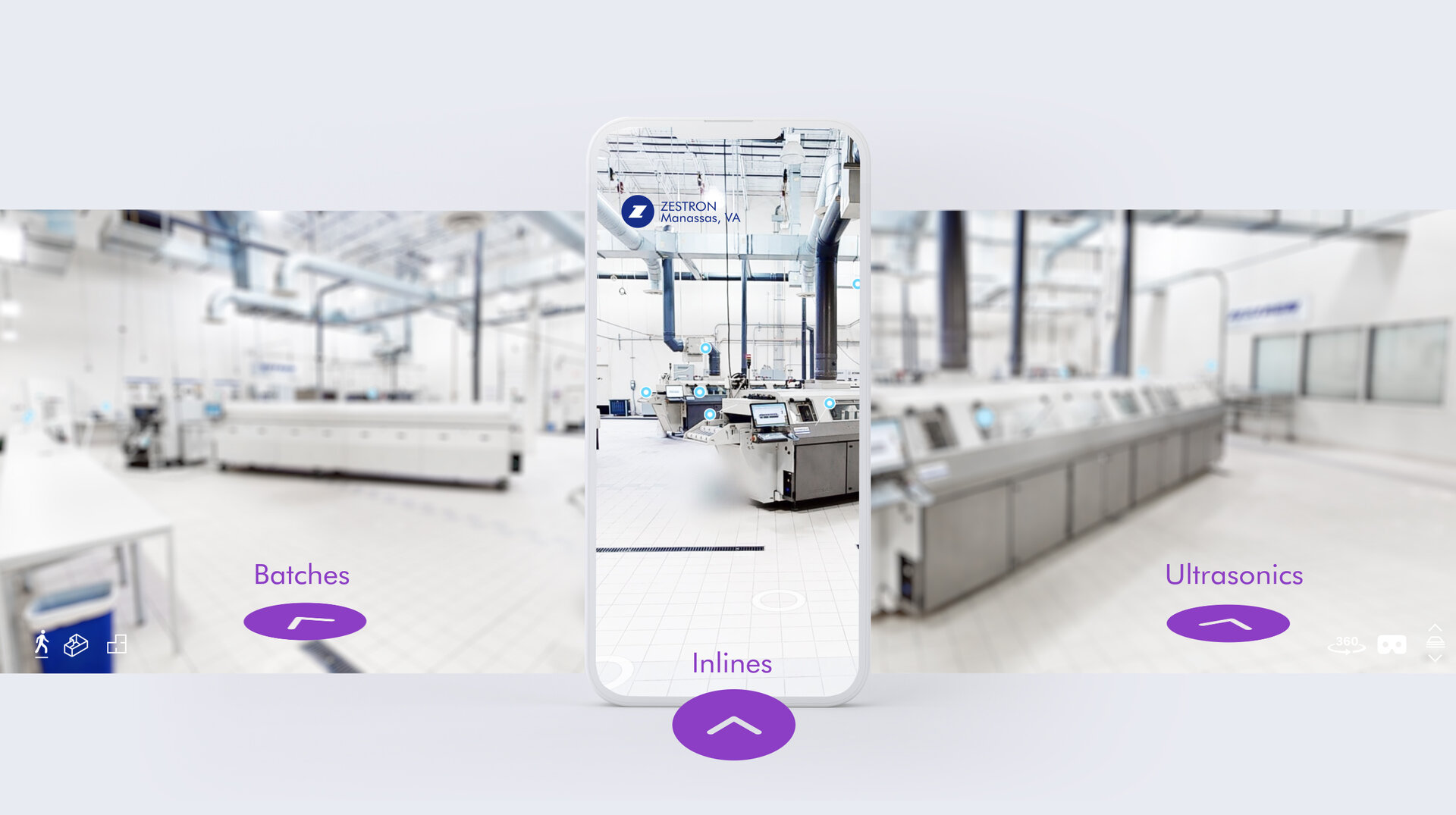 ZESTRON Americas technical center matterport lab tour with cleaning machines 