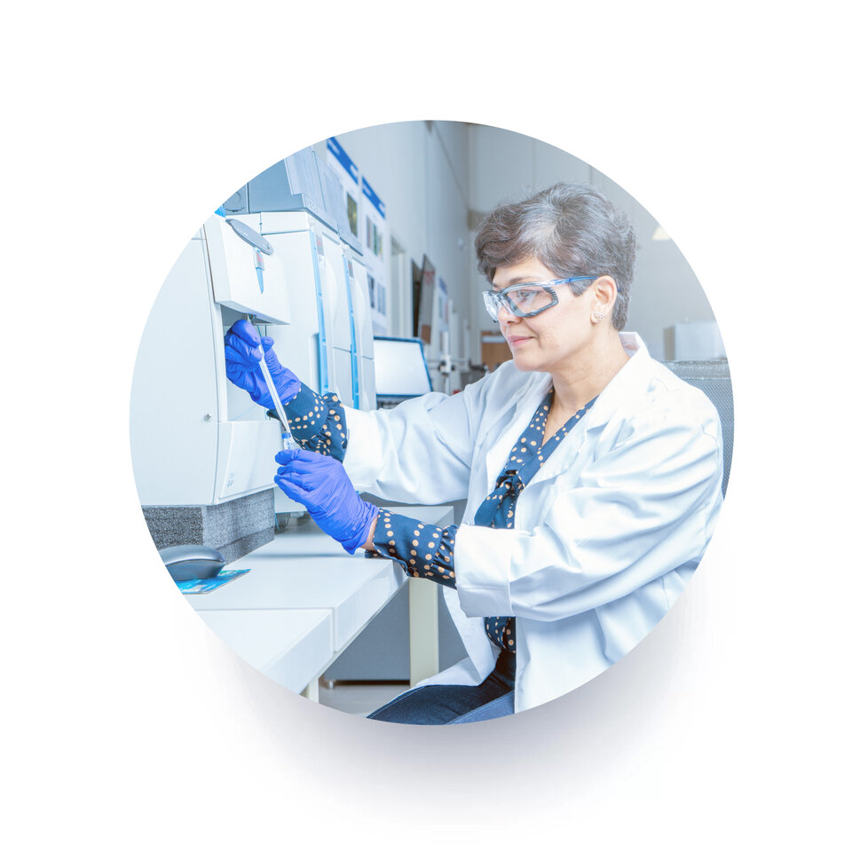 engineer ion chromatography testing on a pcb  