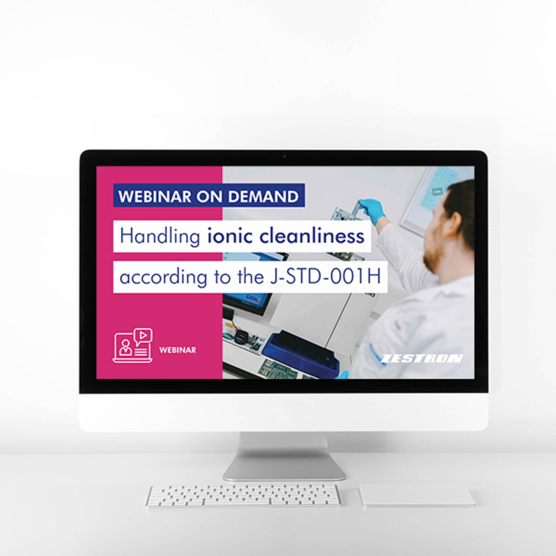 Image Webinar on Demand Topic Ionic Cleanliness according to the J-STD-001H