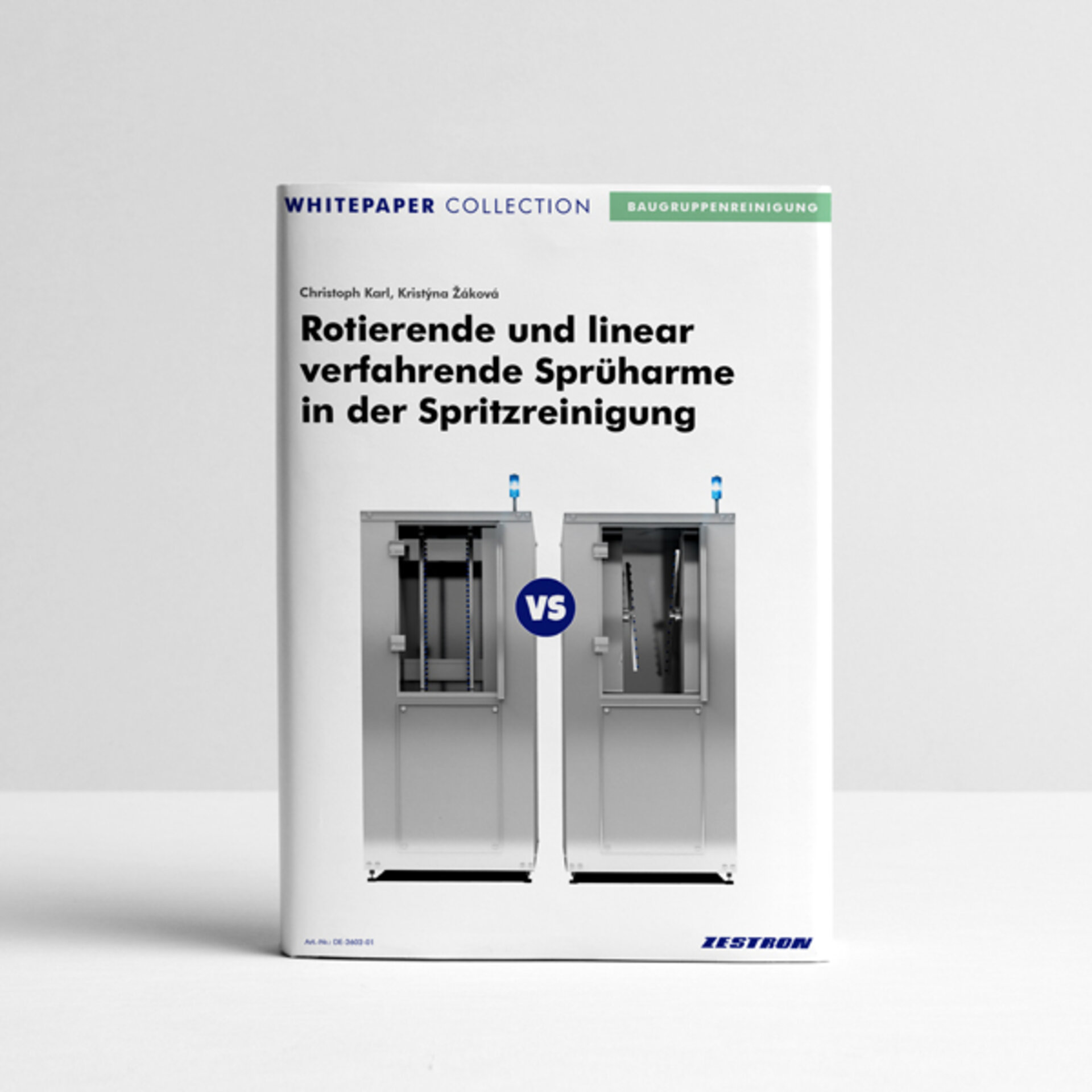 Abbildung Whitepaper Rotierende und linear Sprüharme in der Spritzreinigung | © ZESTRON