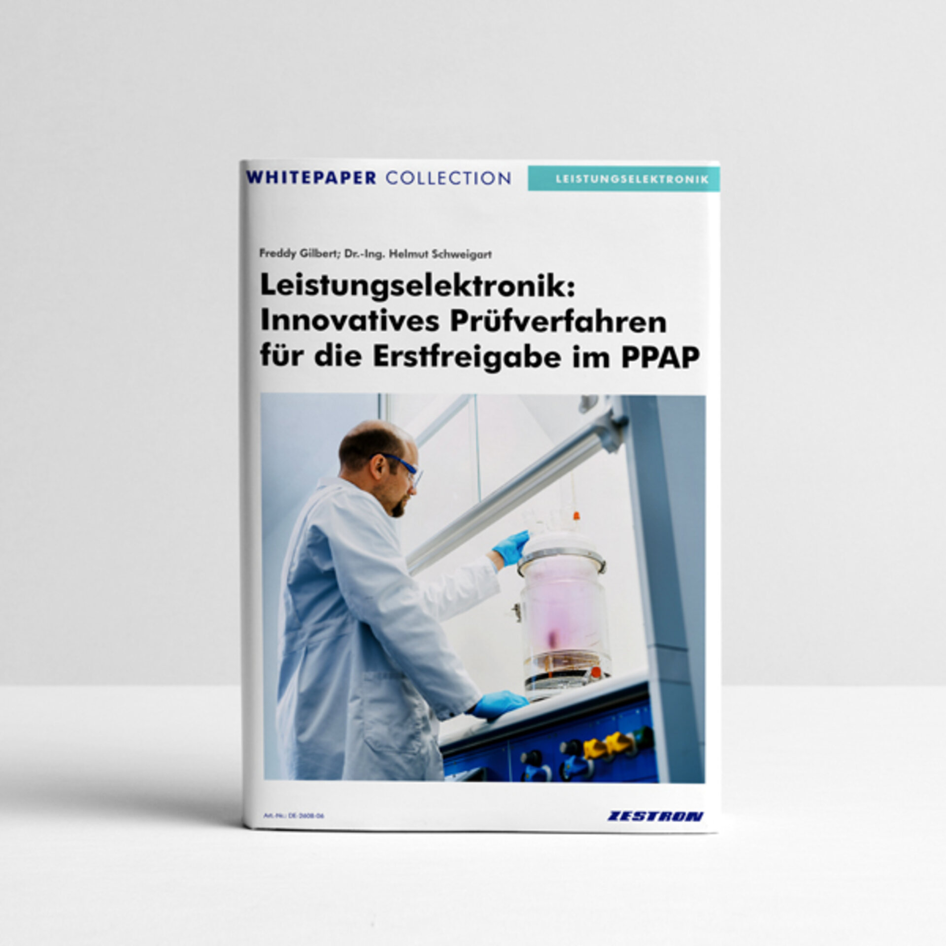Cover des ZESTRON Whitepapers zum Ioddampf-Schadgas-Test für Leistungsmodule